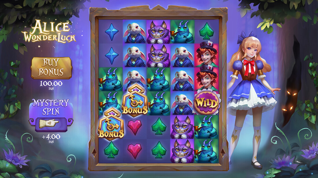 Alice WonderLuck Slot Play Free Stake Casino - Stakeonline.casino