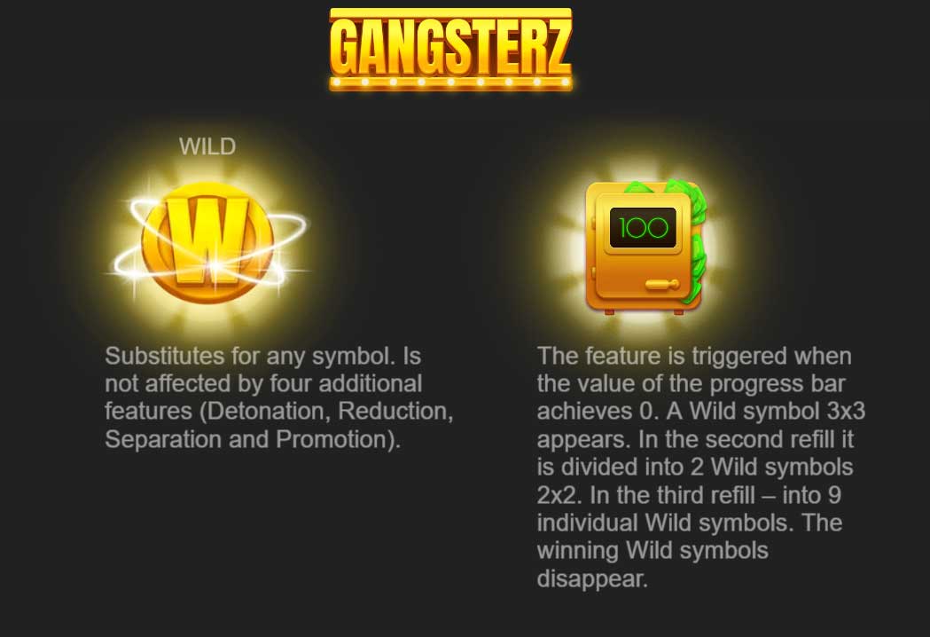 Symbols and Payouts at Gangsterz