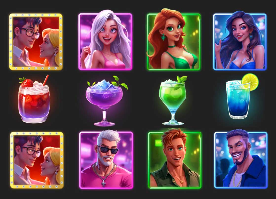 Symbols and Payouts at Disco Party Slot