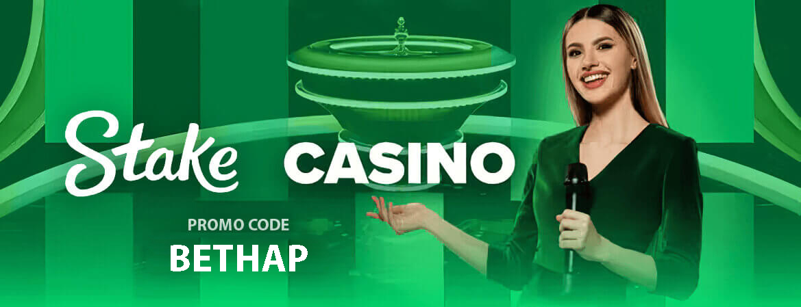 Stake Crypto Casino - Promo code BETHAP